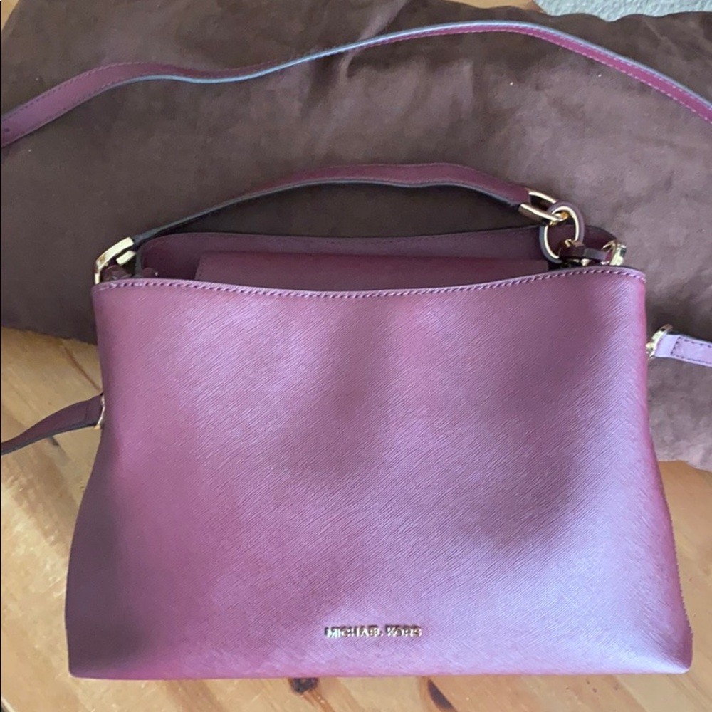 Berry Michael Kors Crossbody Purse